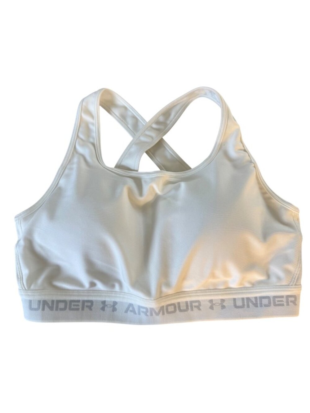 Under Armour XL HeatGear Crossback Mid Impact Compression Sports Bra NWOT